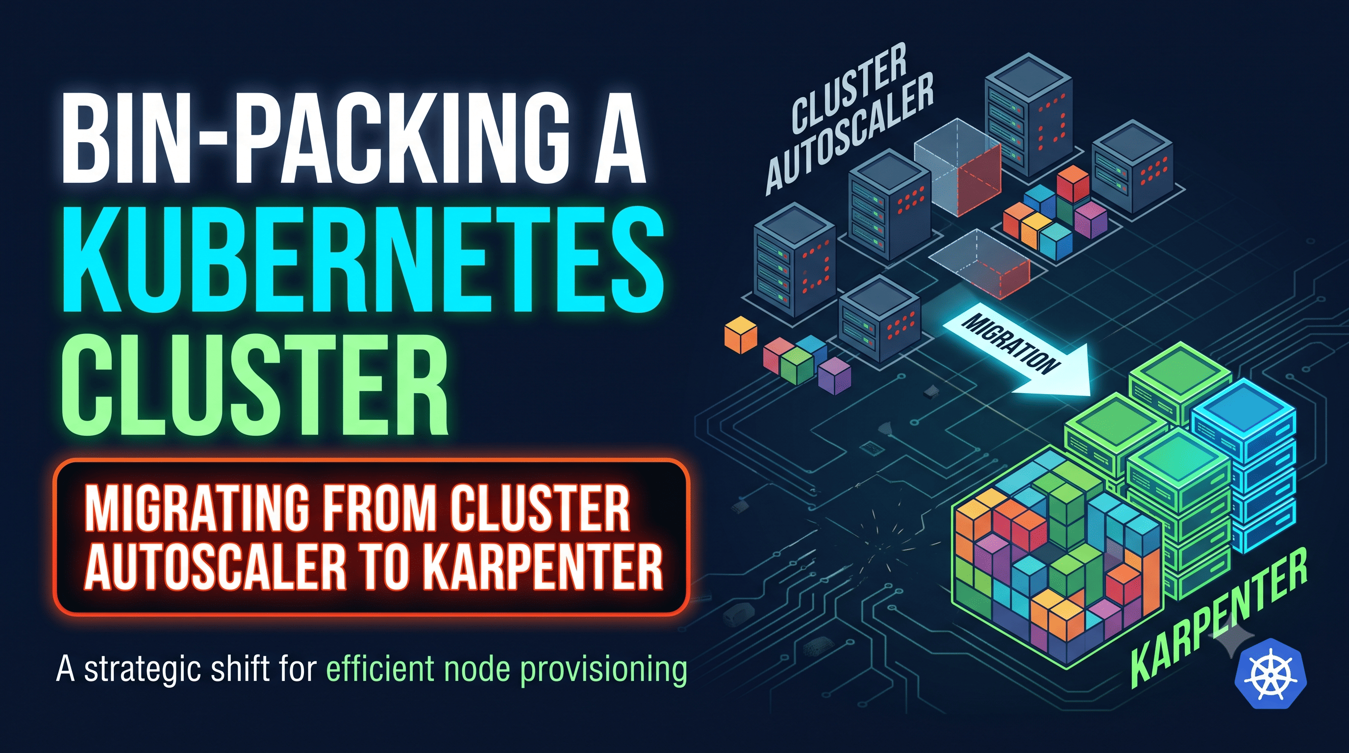 Cover Image for Bin-Packing a Kubernetes Cluster: Migrating from Cluster Autoscaler to Karpenter