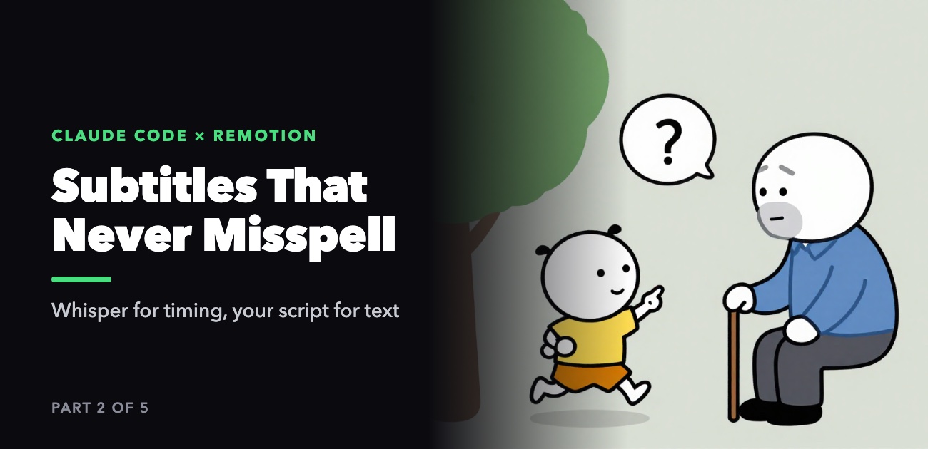 Cover Image for Subtitles That Never Misspell: Whisper for Timing, Your Script for Text