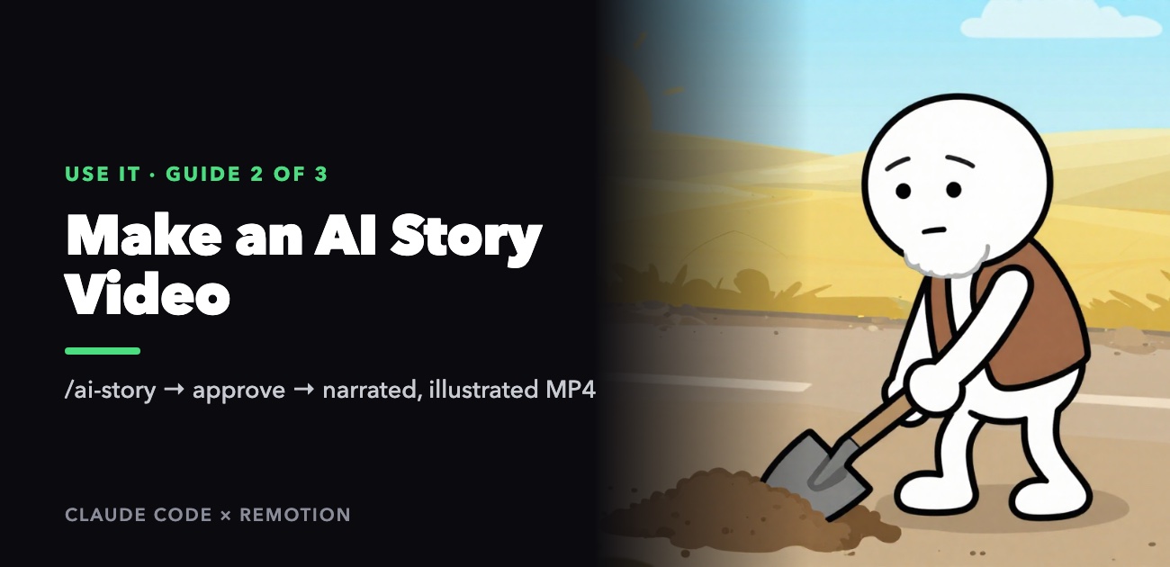 Cover Image for How to Make an AI Story Video with Claude Code: /ai-story Step by Step
